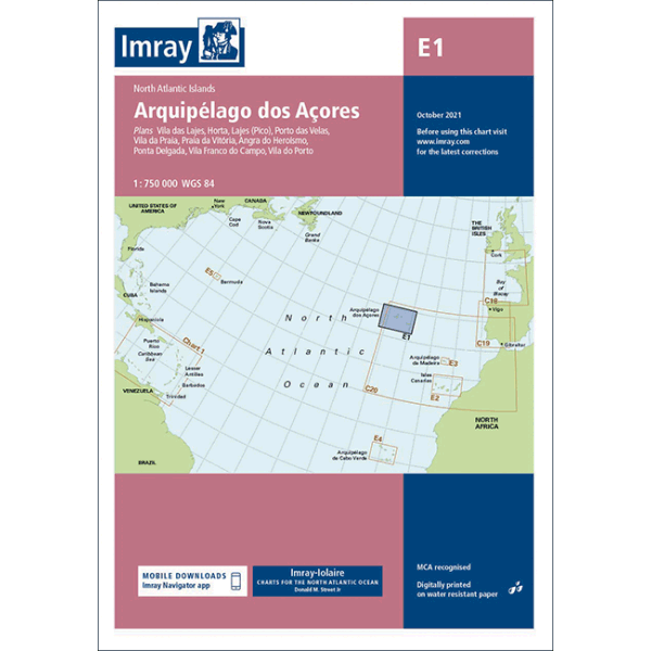 Imray E1 Archipélago dos Açores