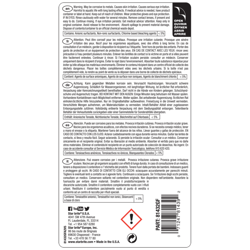 Star brite Premium Teak Cleaner